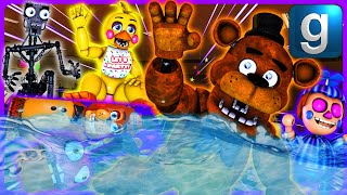 Gmod FNAF  Freddys Pizzeria Gets Flooded [upl. by Alahc]