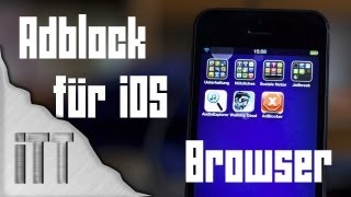 Werbung im iOS Browser entfernen  AdBlock [upl. by Nahtanhoj448]