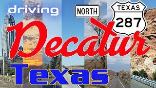 Driving at North HWY 287 Decatur Texas US [upl. by Moht321]