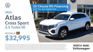 Volkswagen Sign then Drive Sales Event  New 2024 Atlas and Atlas Cross Sport [upl. by Calmas]