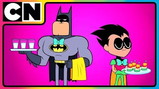 Teen Titans Go 👊 Robin quotCave Sitsquot on Batman Day 😜🦇  batman  cartoon  cnindia [upl. by Ellenaej]