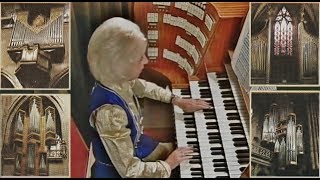 Händel  WATER MUSIC ALLA HORNPIPE  Diane Bish at Freiburg Cathedral in Germany [upl. by Salot]