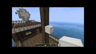 Minecraft Builds  English Galleon Part 1 [upl. by Auqinat882]