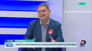 Eleições 2024 Cedenir Simon discute soluções para habitação popular em Brusque [upl. by Elconin343]