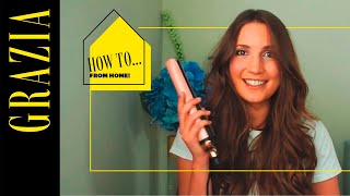 How to curl your hair with straighteners at home [upl. by Leighland]