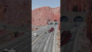 Realistic Highway Holy Crash 019 beamngdrive moments crashs crazy highlights highwaycrash [upl. by Khano887]