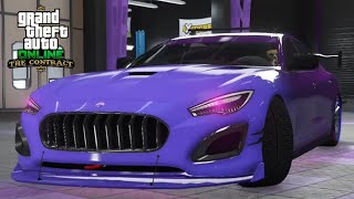 LAMPADATI CINQUEMILA CUSTOM THE CONTRACT GTA ONLINE ALL CUSTOMIZATION CINQUEMILA GTA 5 [upl. by Blanding]