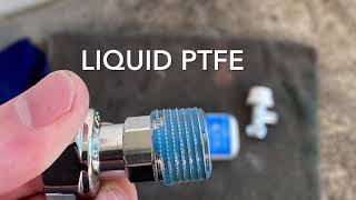 How to use liquid PTFE DIY Radiator plumbing tip… Use the awesome liquid PTFE [upl. by Mighell]