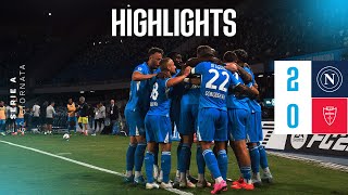 Highlights  Napoli  Monza 20  Serie A  6ª giornata [upl. by Onilatac]