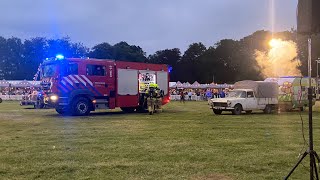 Brandweer Kootwijkerbroek met spoed bij demonstraties [upl. by Lazes524]