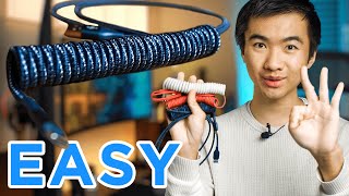 How to Make a Coiled Cable Quick amp Easy [upl. by Low557]