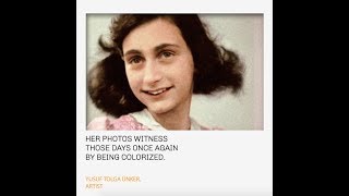 A voice from the past Anne Frank colorized [upl. by Wiersma400]