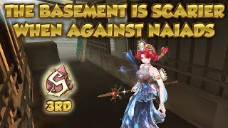 3rd Naiad The Basement Is Scarier When Against Naiads  Identity V  第五人格  제5인アイデンティティV  Naiad [upl. by Aivatra]