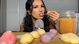 ASMR MOCHI SOFT STICKY EATING SOUNDS Kitone ASMR [upl. by Earazed653]