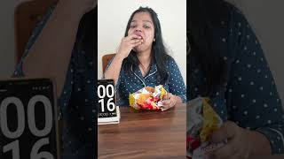 60 SECOND CHIPS Eating Challenge  CHIPS CHALLENGE 🤑shorts ytshorts ashortaday [upl. by Urial]