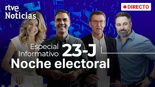 ELECCIONES 23J El PP gana el PSOE resiste pero NINGÚN BLOQUE logra la MAYORÍA para GOBERNAR  RTVE [upl. by Aierdna]