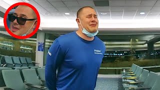 Intoxicated Nurse Has Extreme Airport Meltdown After Missing Flight [upl. by Isyak3]