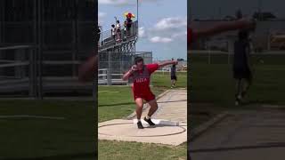 HS FRESHMAN 20M SHOT PUT WARMUP 🙌 JACKSON CANTWELL ONE TO WATCH [upl. by Gurias]