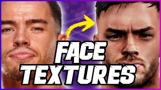 WWE2K How To Make Custom Face Textures NO PHOTOSHOP REQUIRED [upl. by Enelhtac]