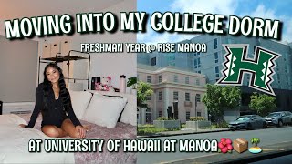 COLLEGE MOVE IN DAY  UNIVERSITY OF HAWAII AT MANOA  FRESHMAN YEAR EP 1 [upl. by Keldon]