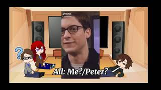 Peters friends react to SpiderMan [upl. by Press140]