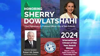 2024 International Citizen of the Year Honoree Sherry Dowlatshahi Interview on WOAIVideo [upl. by Aznecniv]