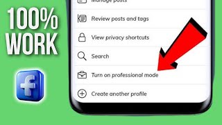 Turn on professional mode Facebook not showing Easy FIX [upl. by Ahoufe507]