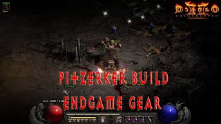 Pitzerker Build In Endgame Gear  Diablo 2 Resurrected 24 PTR [upl. by Akeem]