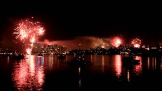 Sydney New Years Eve Fireworks 2011 Timelapse High Def [upl. by Dahlia]