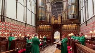 Give us the wings of faith  Ernest Bullock Rochester Cathedral July 2021 [upl. by Broadbent]