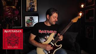 Iron Maiden  Stratego Janick Gers Guitar Solo Cover [upl. by Amek]