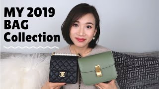 eng sub【包包合集】盘点2019年购入的17个包包  LV  CHANEL  CELINE  LOEWE  VALEXTRA  BY FAR  MANU  YUZEFI [upl. by Cloots]