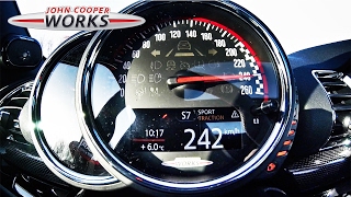 Mini Clubman JCW TOP SPEED amp ACCELERATION 0242 kmh by AutoTopNL [upl. by Paten303]