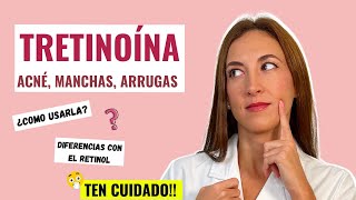 ⚡ TRETINOINA 👉 CÓMO USARLA EFECTOS SECUNDARIOS 🔹 ¿TRATA ARRUGAS Y MANCHAS 💥 [upl. by Delphine]