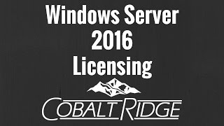 Windows Server 2016 Licensing Simplified [upl. by Leandra]