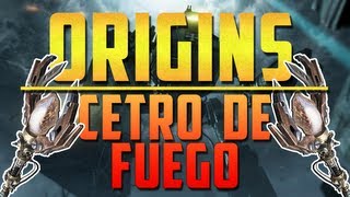 Black Ops 2 Origins Tutorial  ¡Como construir y mejorar el Cetro de Fuego Guía Completa [upl. by Aniretak]