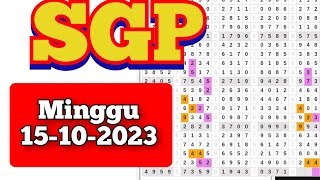 tarikan paito sgp minggu15102023prediksi sgp hari ini bocoran sgp [upl. by Fairweather]