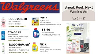 Walgreens Weekly Ad Preview 421  427 [upl. by Alleris676]