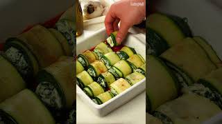 How to Make Zucchini Lasagna Rolls with Smoked Mozzarella [upl. by Birdie]