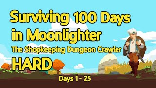 I Survived 100 Days in Moonlighter A Shop Owning Dungeon Crawler Movie [upl. by Nehepts994]