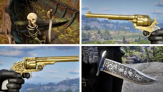 10 HIDDEN Weapons Locations in Red Dead Redemption 2 [upl. by Akla]