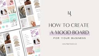 How to Create a Moodboard for your Brand using Canva [upl. by Deuno339]