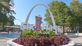 Six Flags St Louis 4K Walking Tour Eureka MO [upl. by Daria]