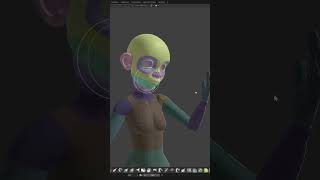 Quick Tips  Blender Masking with Face Sets blender3d sculpting posing [upl. by Guss]