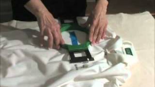 How to Hoop a Shirt to work on a RiCOMA Embroidery Machine [upl. by Ulda898]