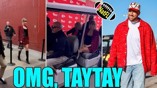 Taylor Swift amp her Parents arrived to Arrowhead to cheer on Travis Kelce at Sundays game [upl. by Trudey667]