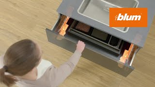 TIPON BLUMOTION for LEGRABOX sink pullout  Blum [upl. by Notsag]