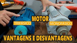 Motor Monofásico x Trifásico Vantagens e Desvantagens [upl. by Tema751]