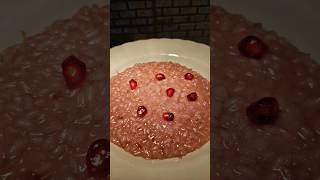 Risotto con melograno veloce risotto riso pomegranate italianfood cooking cookingchannel [upl. by Nnewg]