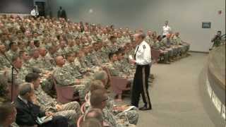 Military leaders honor Lt Col Mark Weber at End of Service Ceremony [upl. by Aihselat]